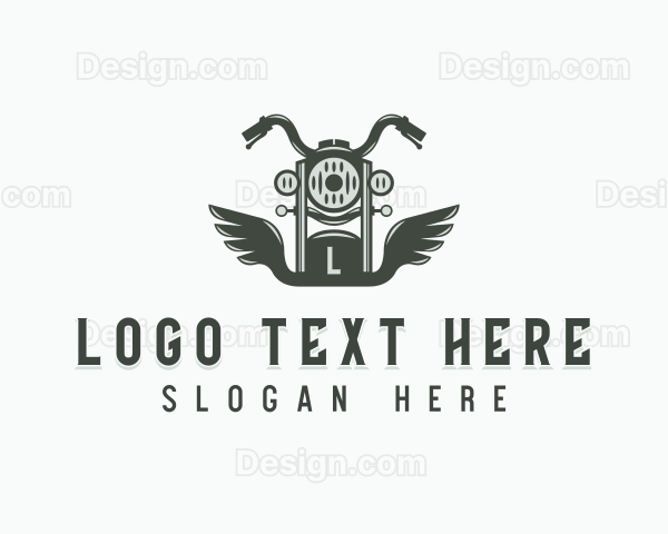 Motorcycle Rider Vehicle Logo