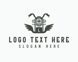 Motorcycle Rider Vehicle logo