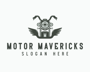 Motorcycle Rider Vehicle logo design