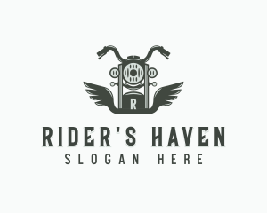 Motorcycle Rider Vehicle logo design