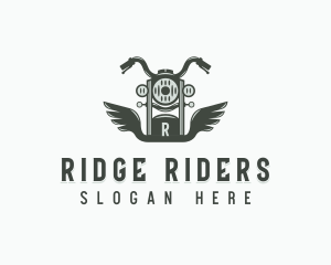 Motorcycle Rider Vehicle logo design