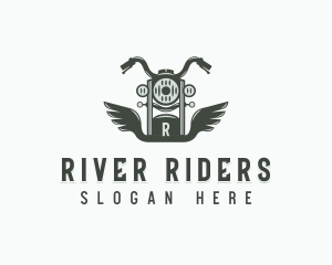 Motorcycle Rider Vehicle logo design