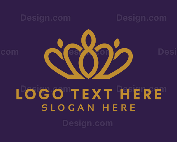 Elegant Tiara Jewel Logo