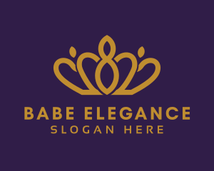 Elegant Tiara Jewel logo design