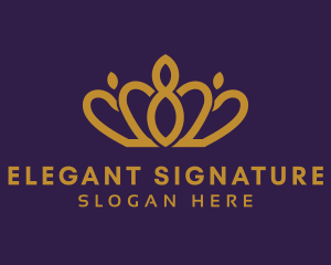 Elegant Tiara Jewel logo design