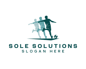 Soccer Kick Ball League logo design