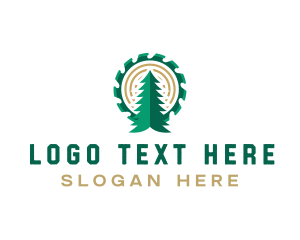 Woodworking Lumberjack Tool logo