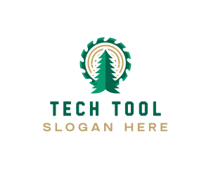 Woodworking Lumberjack Tool logo