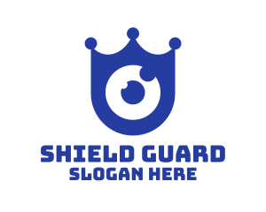 Crow Eye Shield logo design