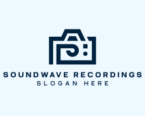 Camera Film Recording logo design