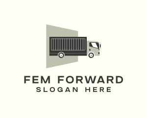 Forwarding Truck Logistics logo design