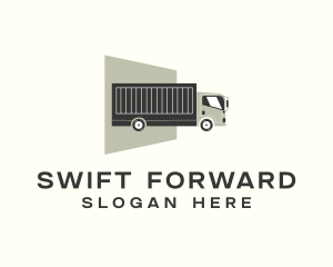 Forwarding Truck Logistics logo design