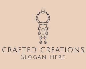 Bohemian Dangling Earring  logo design