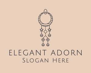 Bohemian Dangling Earring  logo design