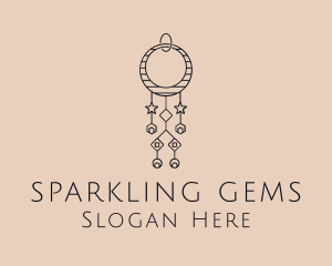 Bohemian Dangling Earring  logo design