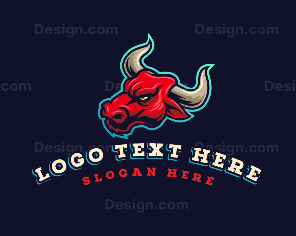 Bull Animal Horns Logo