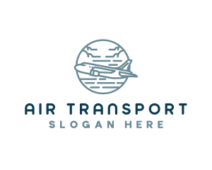 Airline Transportation Travel logo design