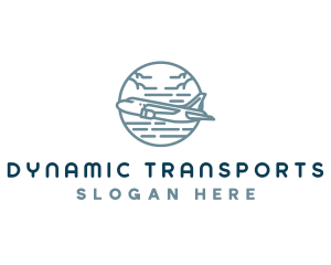 Airline Transportation Travel logo design