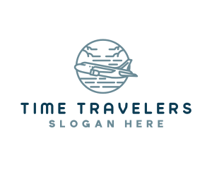 Airline Transportation Travel logo design