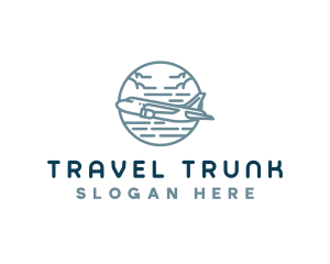 Airline Transportation Travel logo design