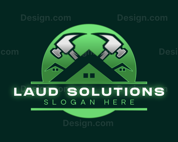 Residential Hammer Remodeling Logo