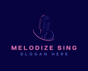 Microphone Sing Record logo