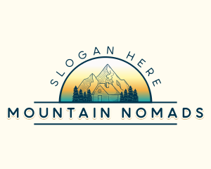 Cabin Mountain Nature logo design