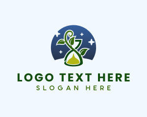 Hourglass Plant Stars logo