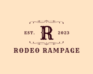 Western Retro Boutique logo design