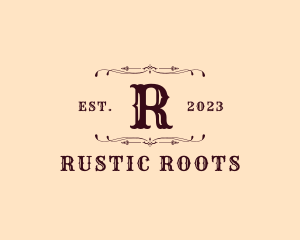 Western Retro Boutique logo design