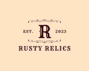 Western Retro Boutique logo design