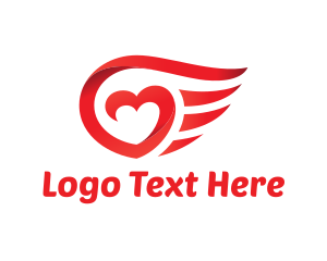 Red Heart Wings logo