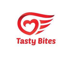 Red Heart Wings logo