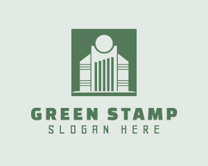 Green Metropolis Hotel logo design