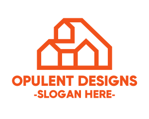 Orange Hill House  logo design