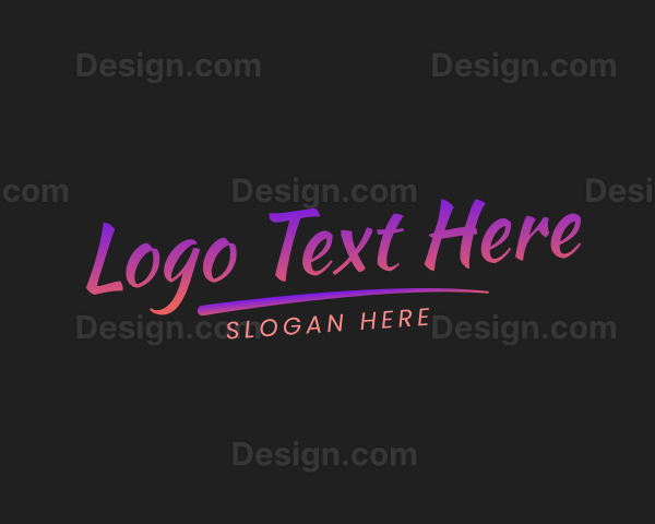 Generic Disco Gradient Logo