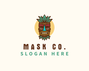 Cultural Tribal Mask logo