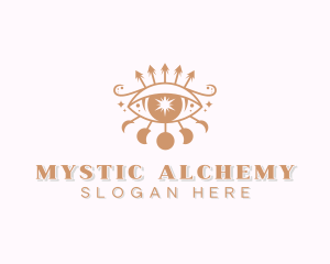 Mystical Moon Eye logo design