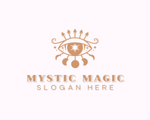 Mystical Moon Eye logo design