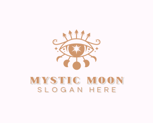 Mystical Moon Eye logo design