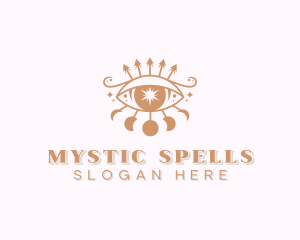 Mystical Moon Eye logo design