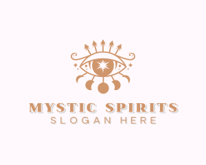 Mystical Moon Eye logo design