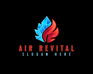 Thermal Fire Ice logo design