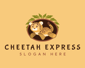 Cheetah Plush Toy logo design