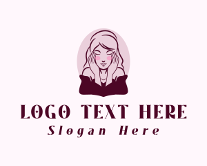 Woman Face Beauty Logo