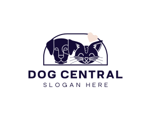 Dog Cat Animal Shelter logo design