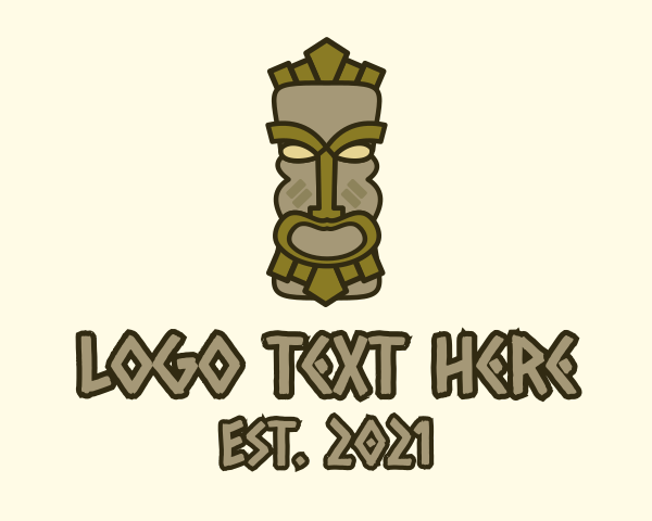 Tiki logo example 1