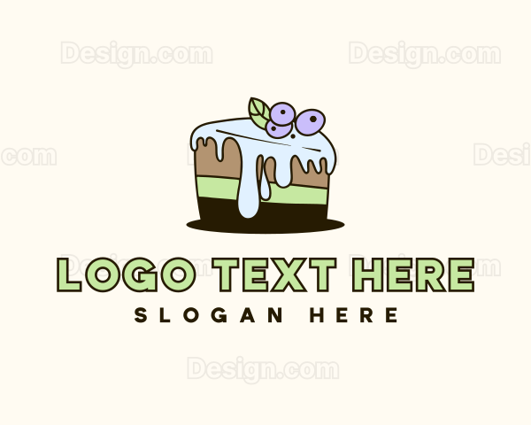 Blueberry Frosting Cake Logo