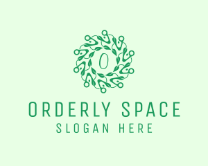 Eco Natural Organic Leaf logo design