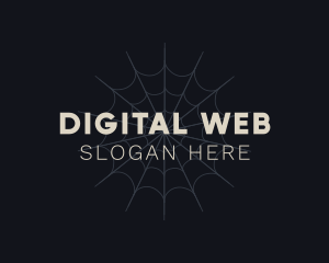 Halloween Spider Web logo